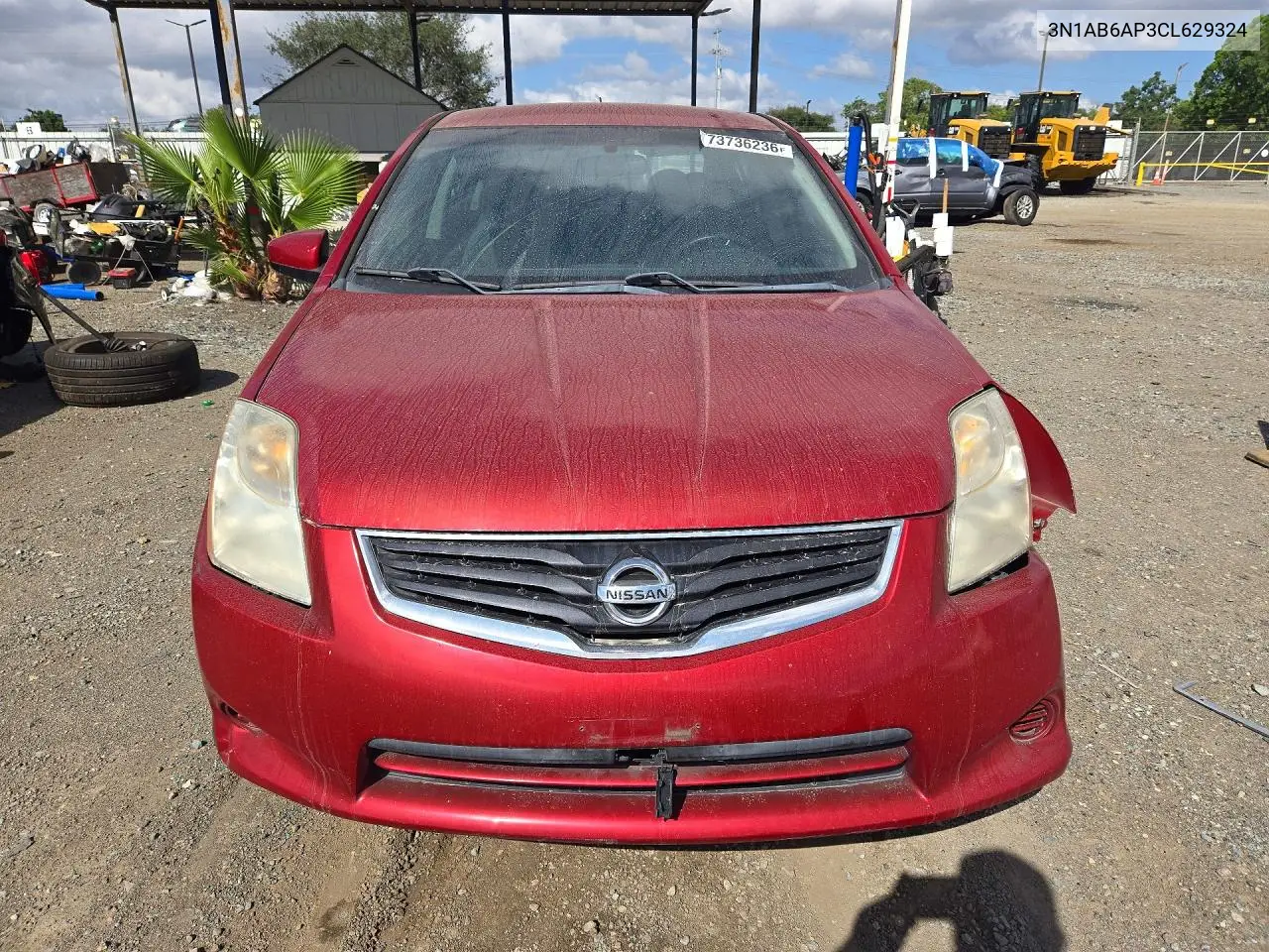 2012 NISSAN SENTRA VIN 3N1AB6AP3CL629324 — фото 5