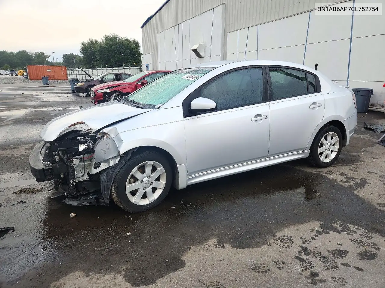 NISSAN SENTRA 2012, VIN 3N1AB6AP7CL752754