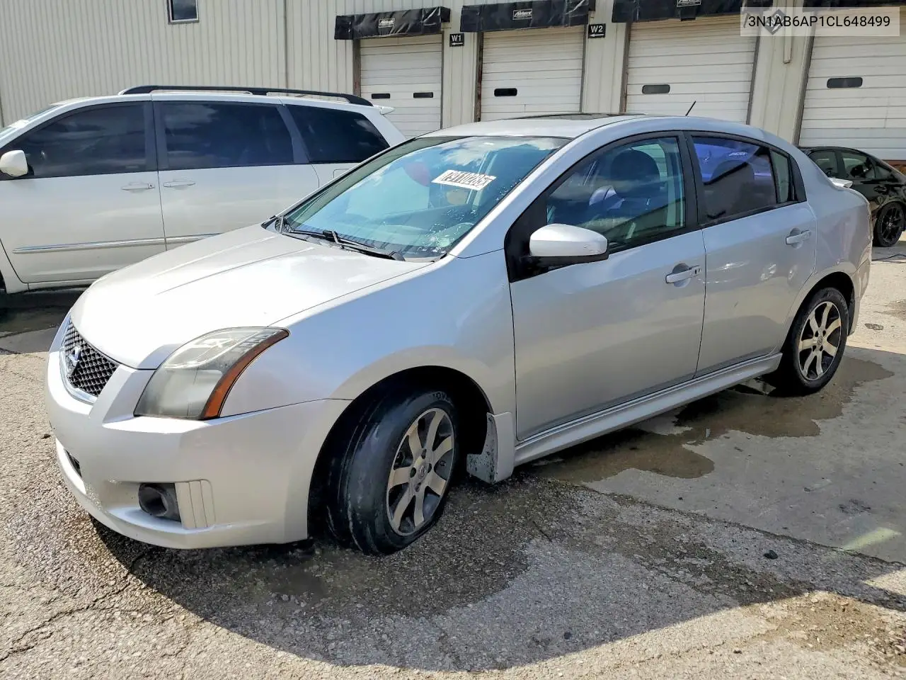 NISSAN SENTRA 2012, VIN 3N1AB6AP1CL648499