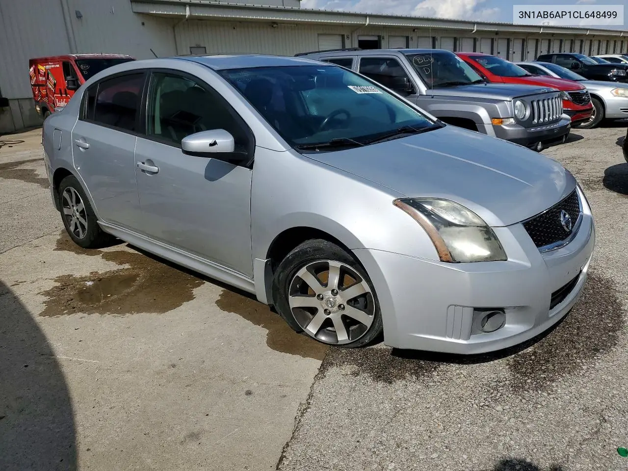 2012 NISSAN SENTRA VIN 3N1AB6AP1CL648499 — фото 4