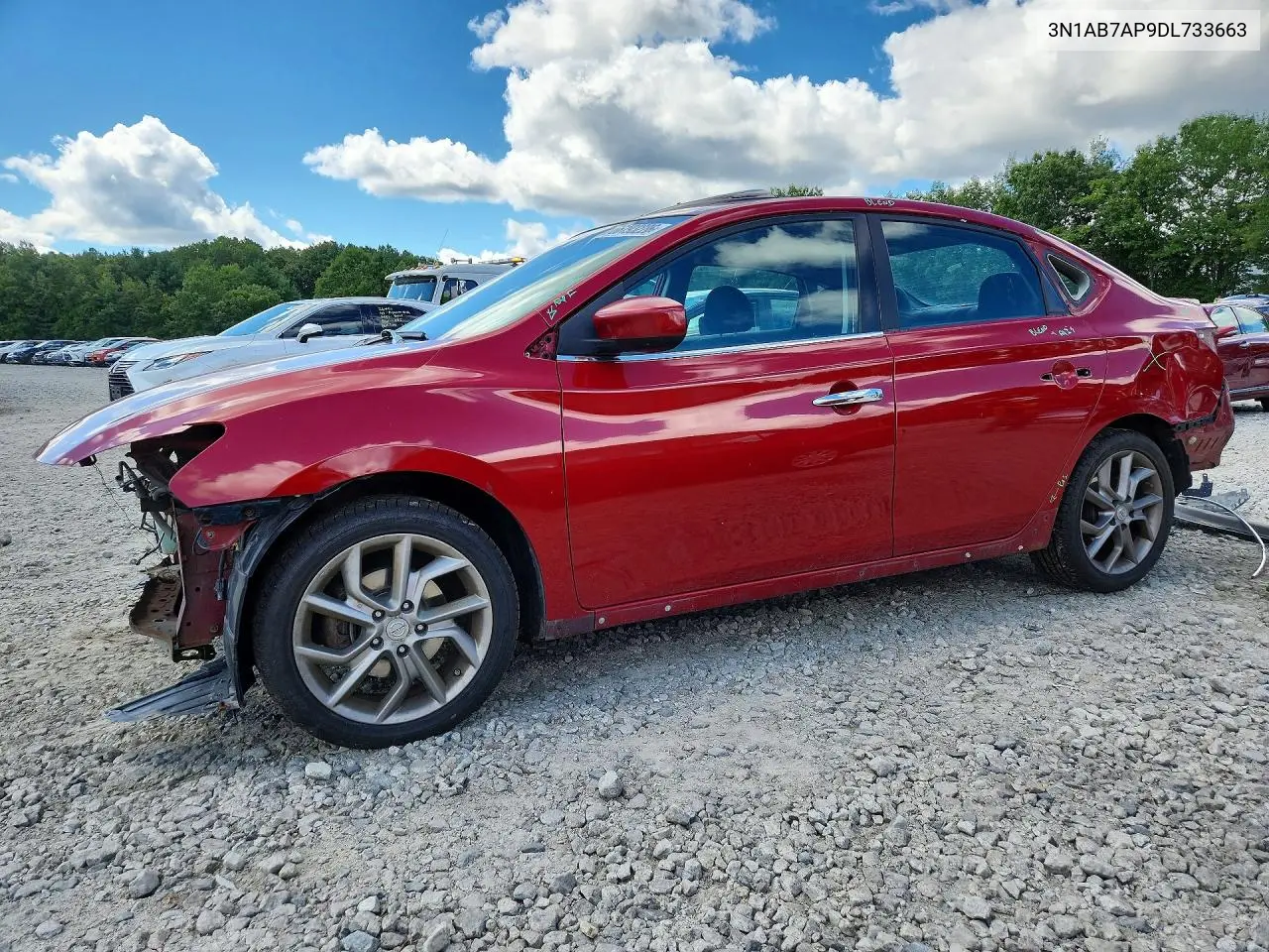 NISSAN SENTRA 2013, VIN 3N1AB7AP9DL733663