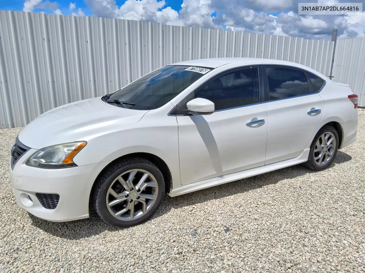 NISSAN SENTRA 2013, VIN 3N1AB7AP2DL664816