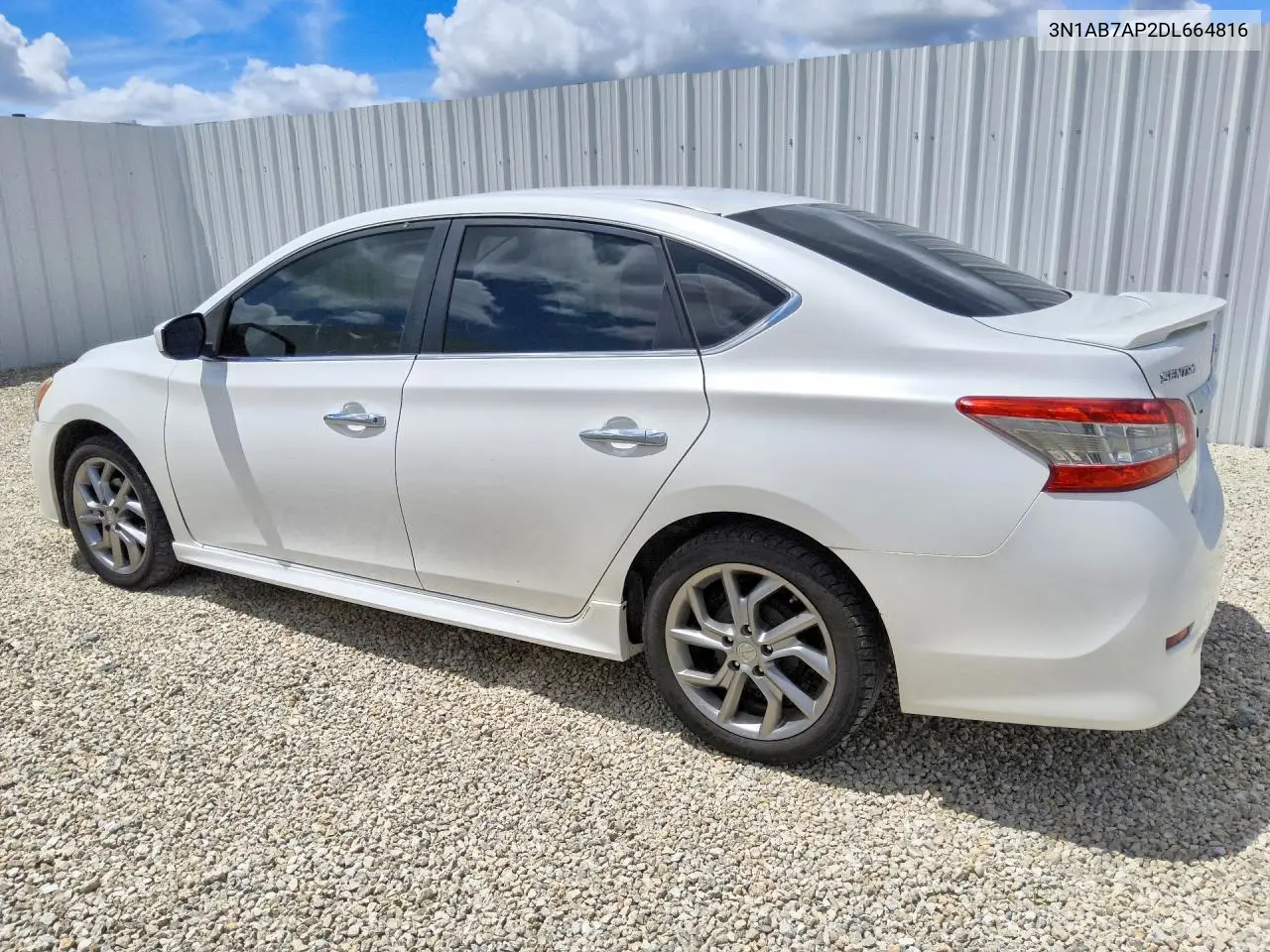 2013 NISSAN SENTRA VIN 3N1AB7AP2DL664816 — фото 2