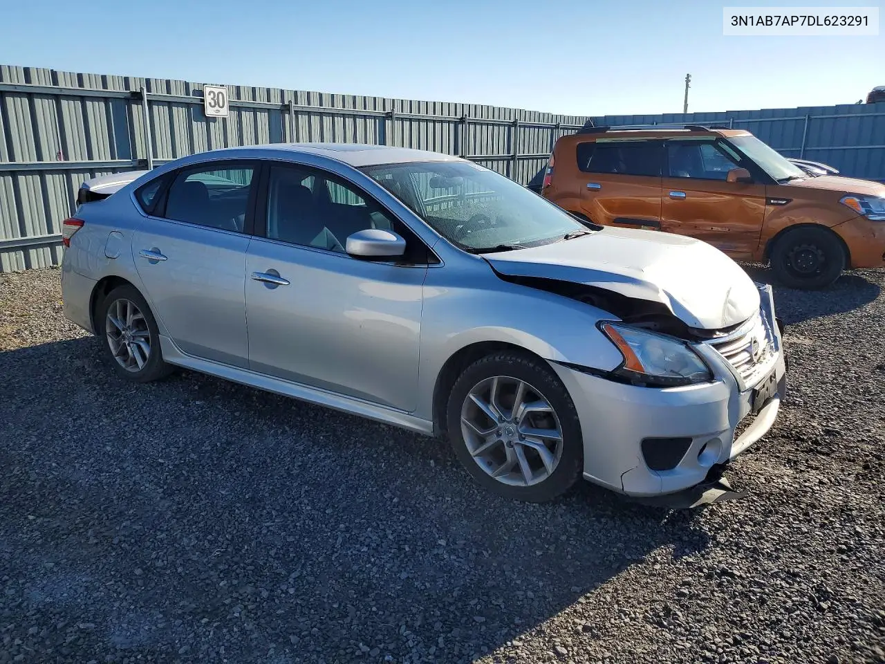 2013 NISSAN SENTRA VIN 3N1AB7AP7DL623291 — фото 4