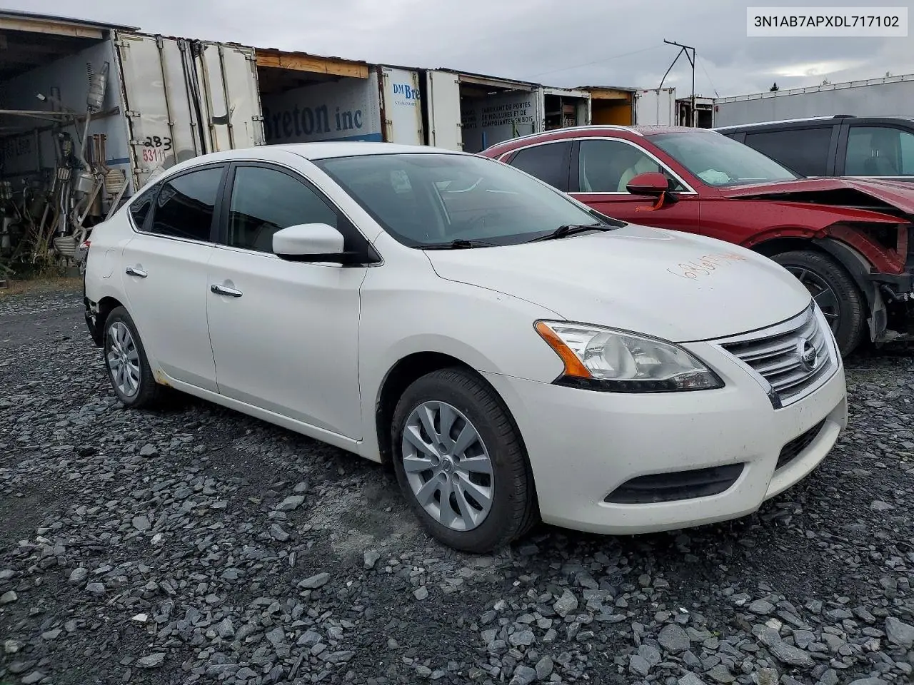 2013 NISSAN SENTRA VIN 3N1AB7APXDL717102 — фото 4