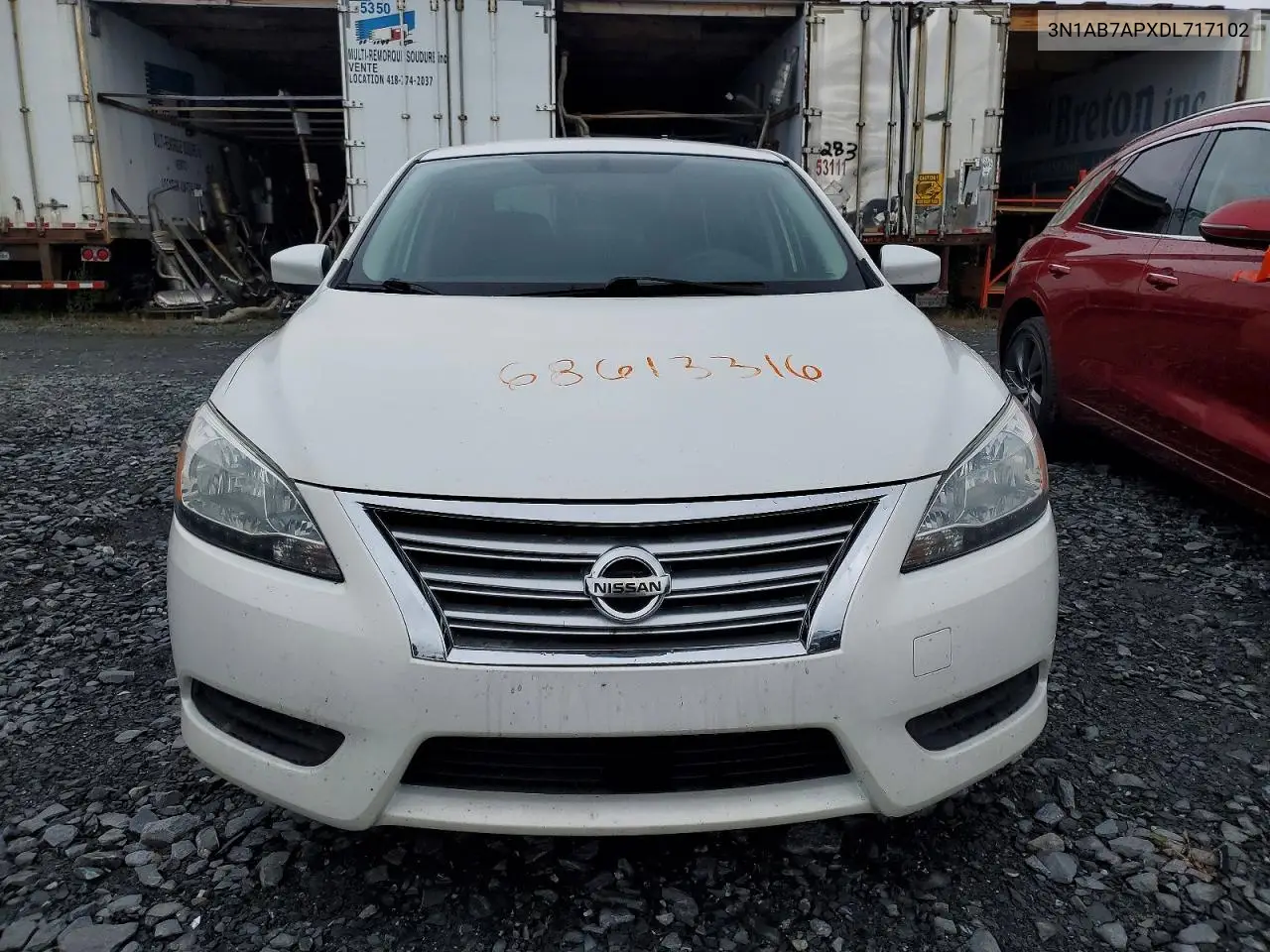 2013 NISSAN SENTRA VIN 3N1AB7APXDL717102 — фото 5