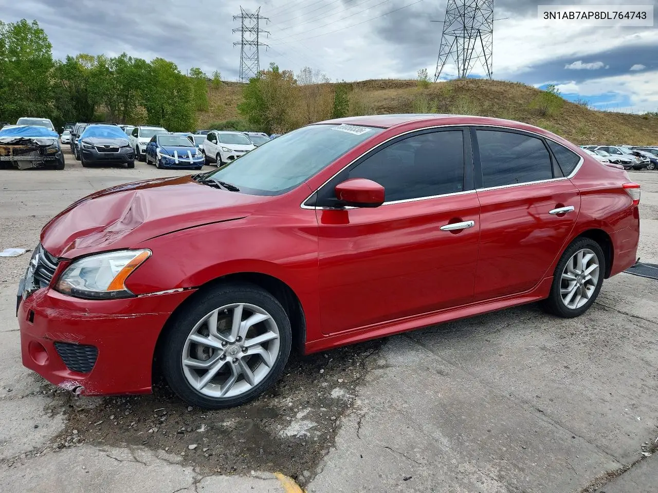 NISSAN SENTRA 2013, VIN 3N1AB7AP8DL764743