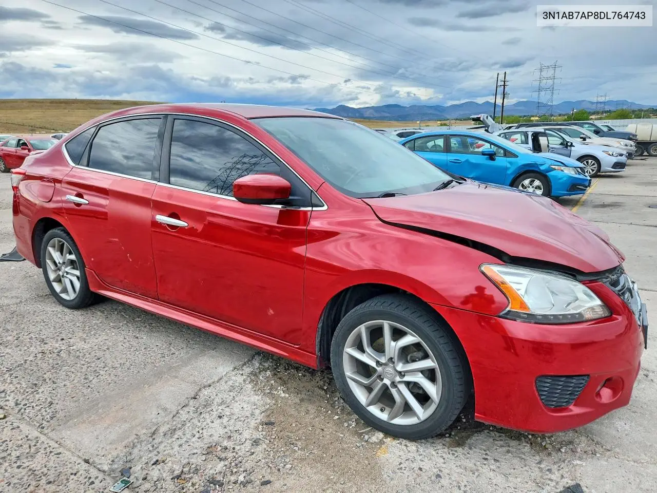 2013 NISSAN SENTRA VIN 3N1AB7AP8DL764743 — фото 4