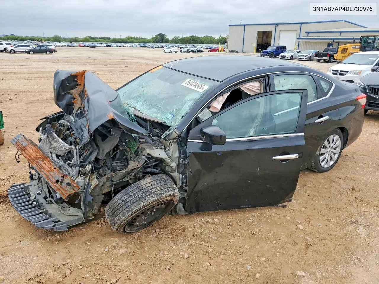NISSAN SENTRA 2013, VIN 3N1AB7AP4DL730976
