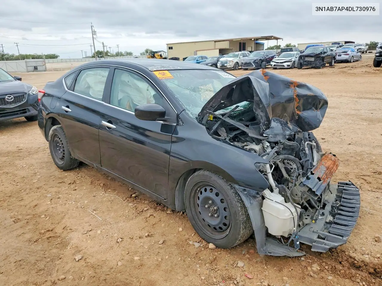 2013 NISSAN SENTRA VIN 3N1AB7AP4DL730976 — фото 4