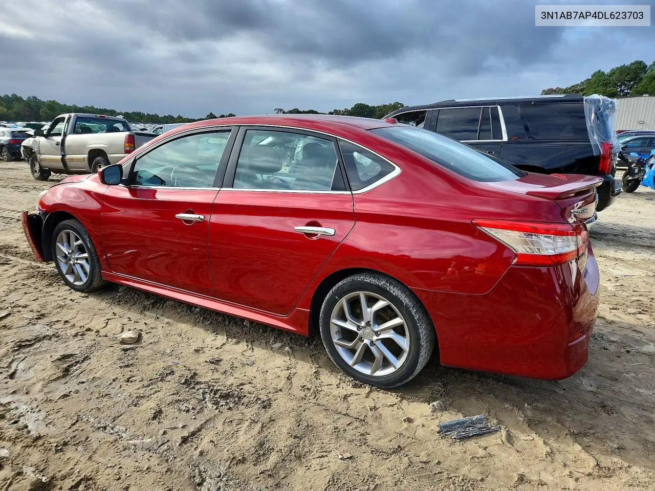 2013 NISSAN SENTRA VIN 3N1AB7AP4DL623703 — фото 2