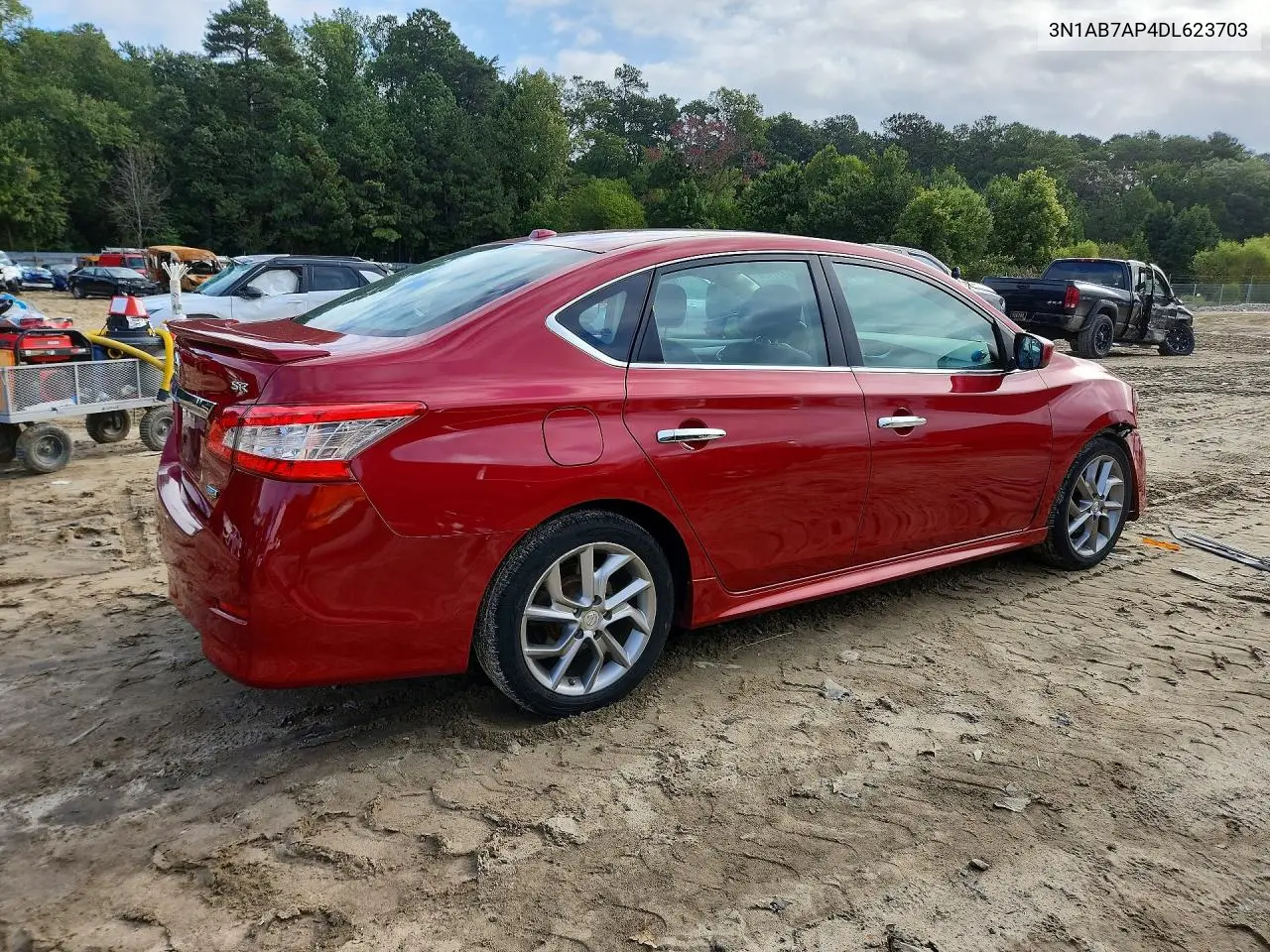 2013 NISSAN SENTRA VIN 3N1AB7AP4DL623703 — фото 3