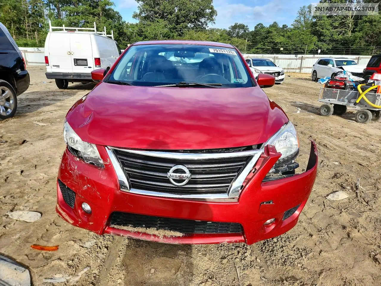 2013 NISSAN SENTRA VIN 3N1AB7AP4DL623703 — фото 5