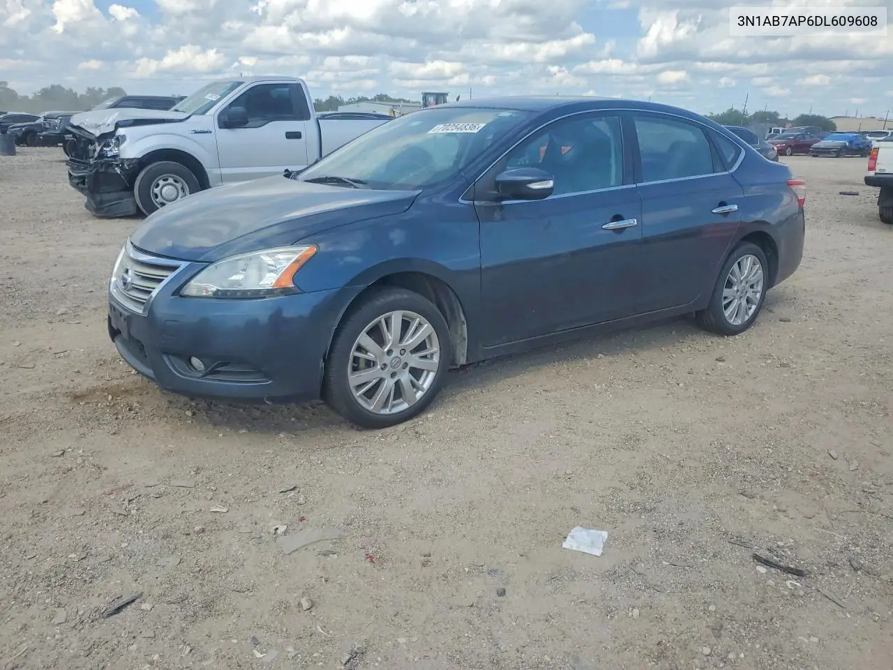 NISSAN SENTRA 2013, VIN 3N1AB7AP6DL609608