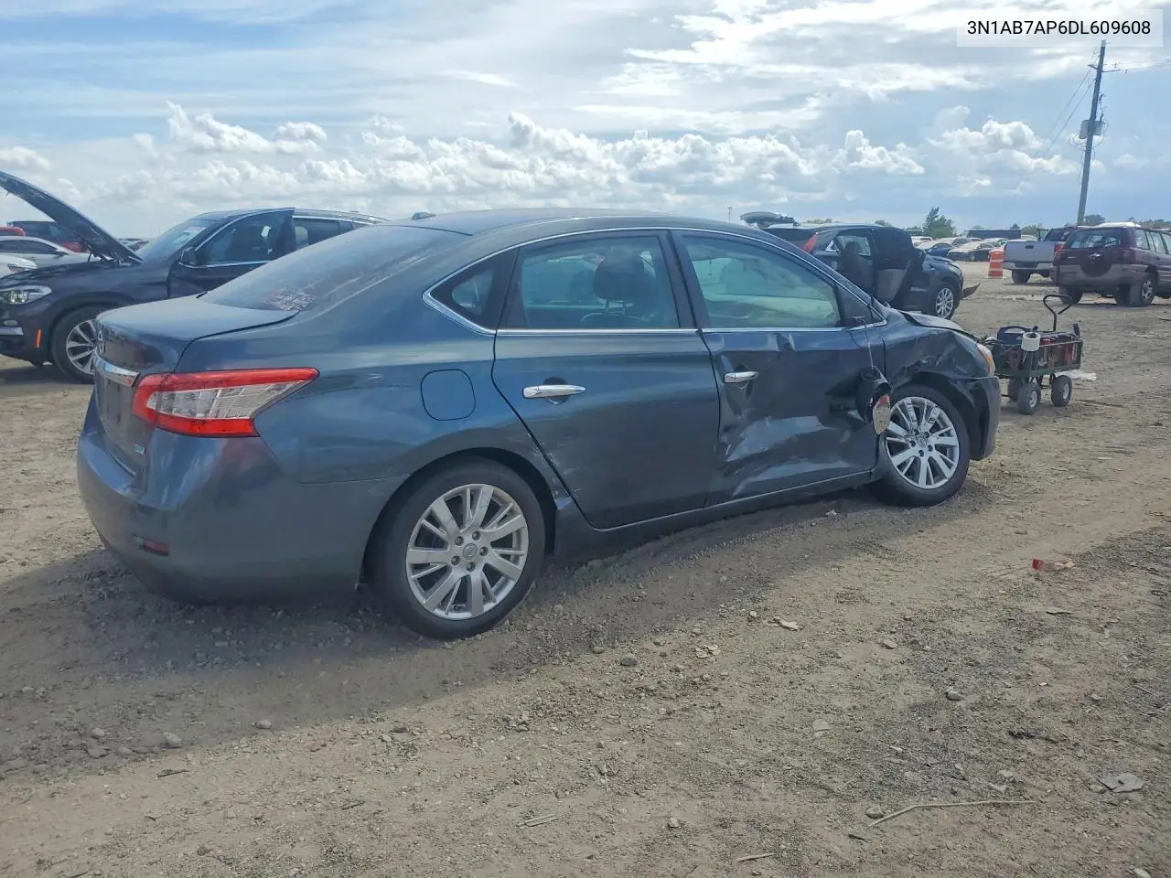 2013 NISSAN SENTRA VIN 3N1AB7AP6DL609608 — фото 3