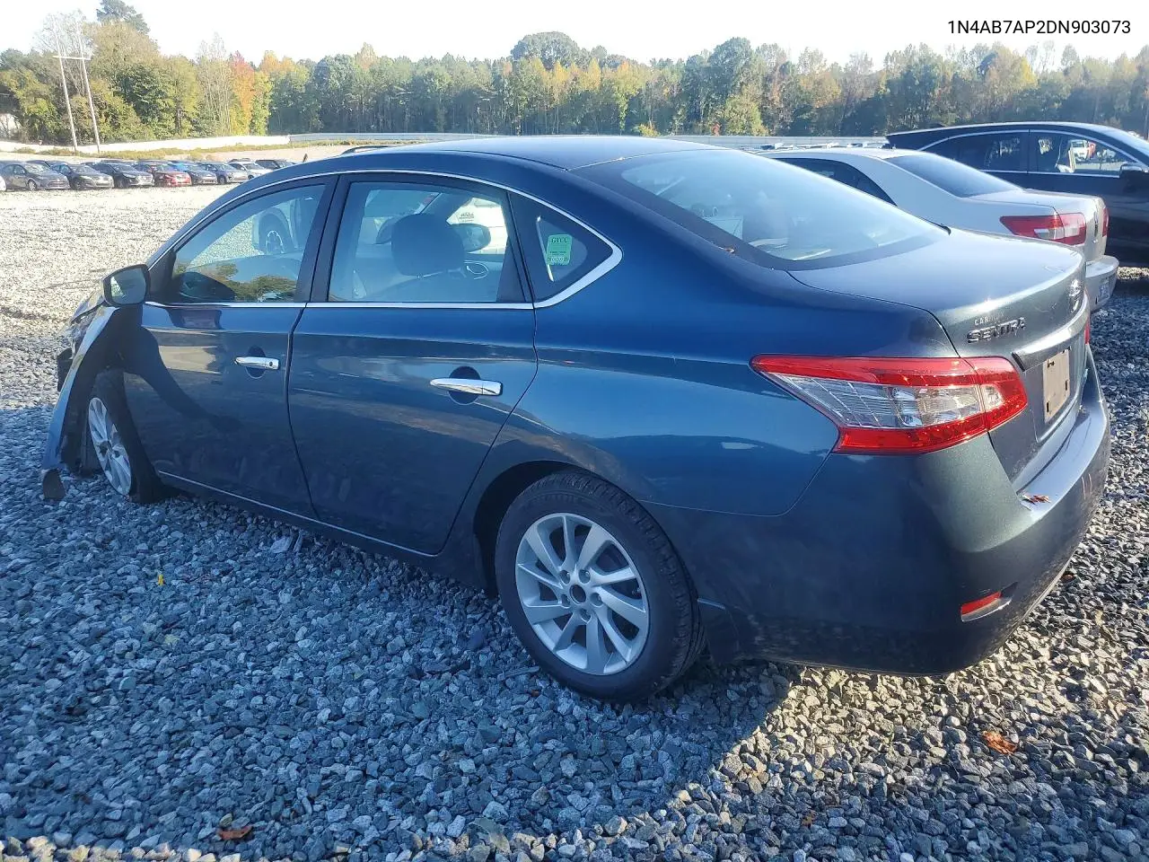 2013 NISSAN SENTRA VIN 1N4AB7AP2DN903073 — фото 2