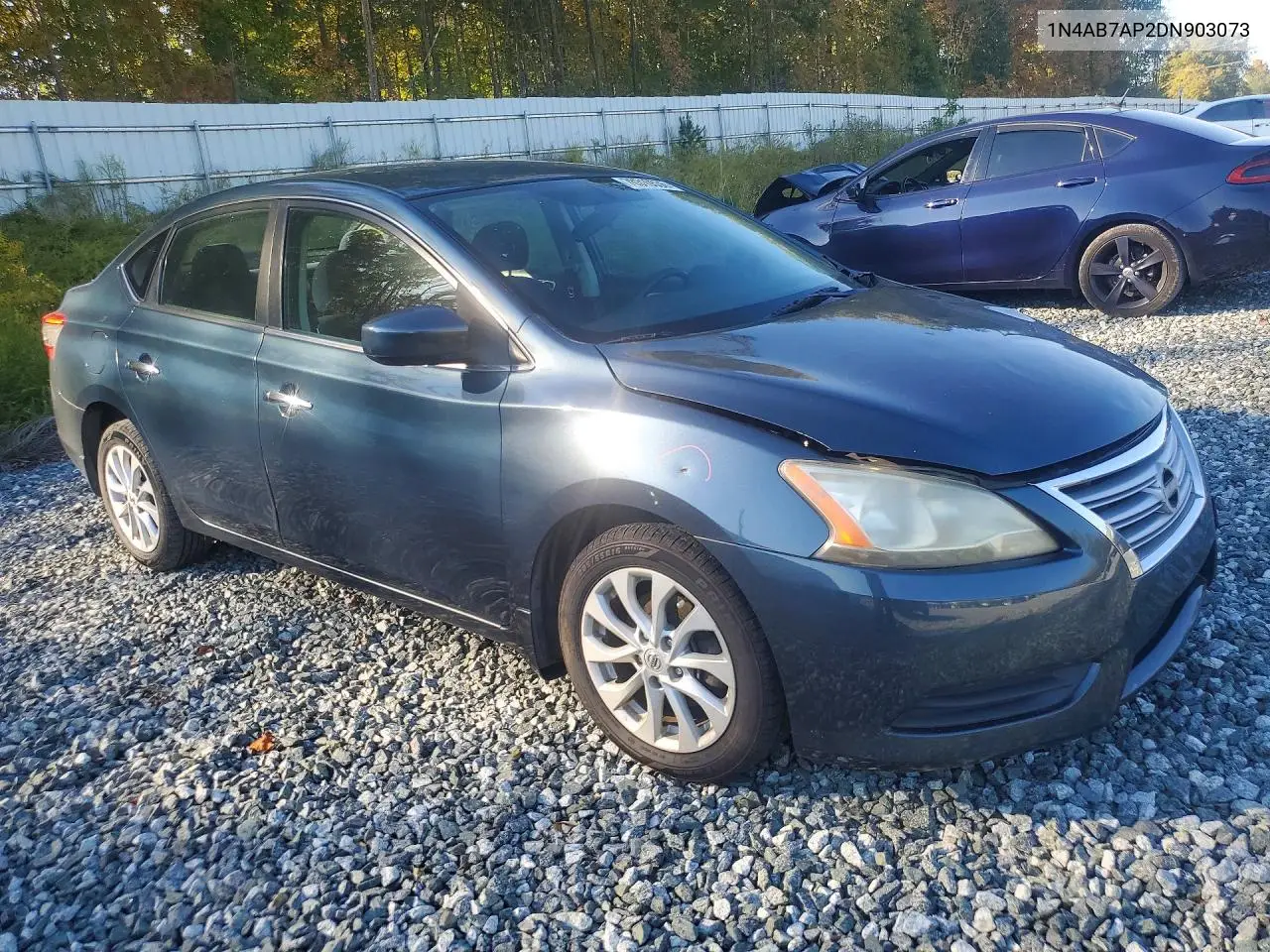 2013 NISSAN SENTRA VIN 1N4AB7AP2DN903073 — фото 4