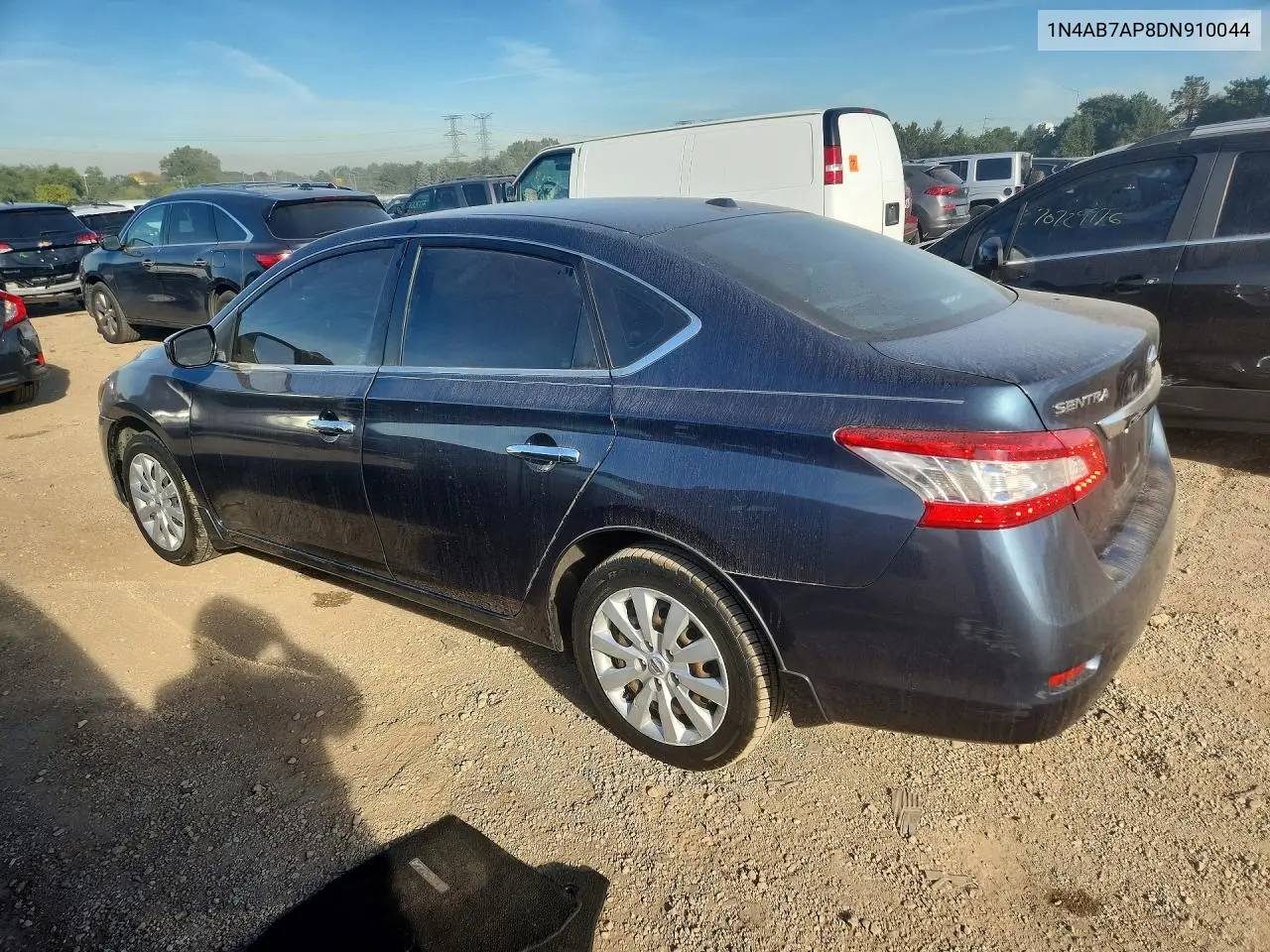 2013 NISSAN SENTRA VIN 1N4AB7AP8DN910044 — фото 2