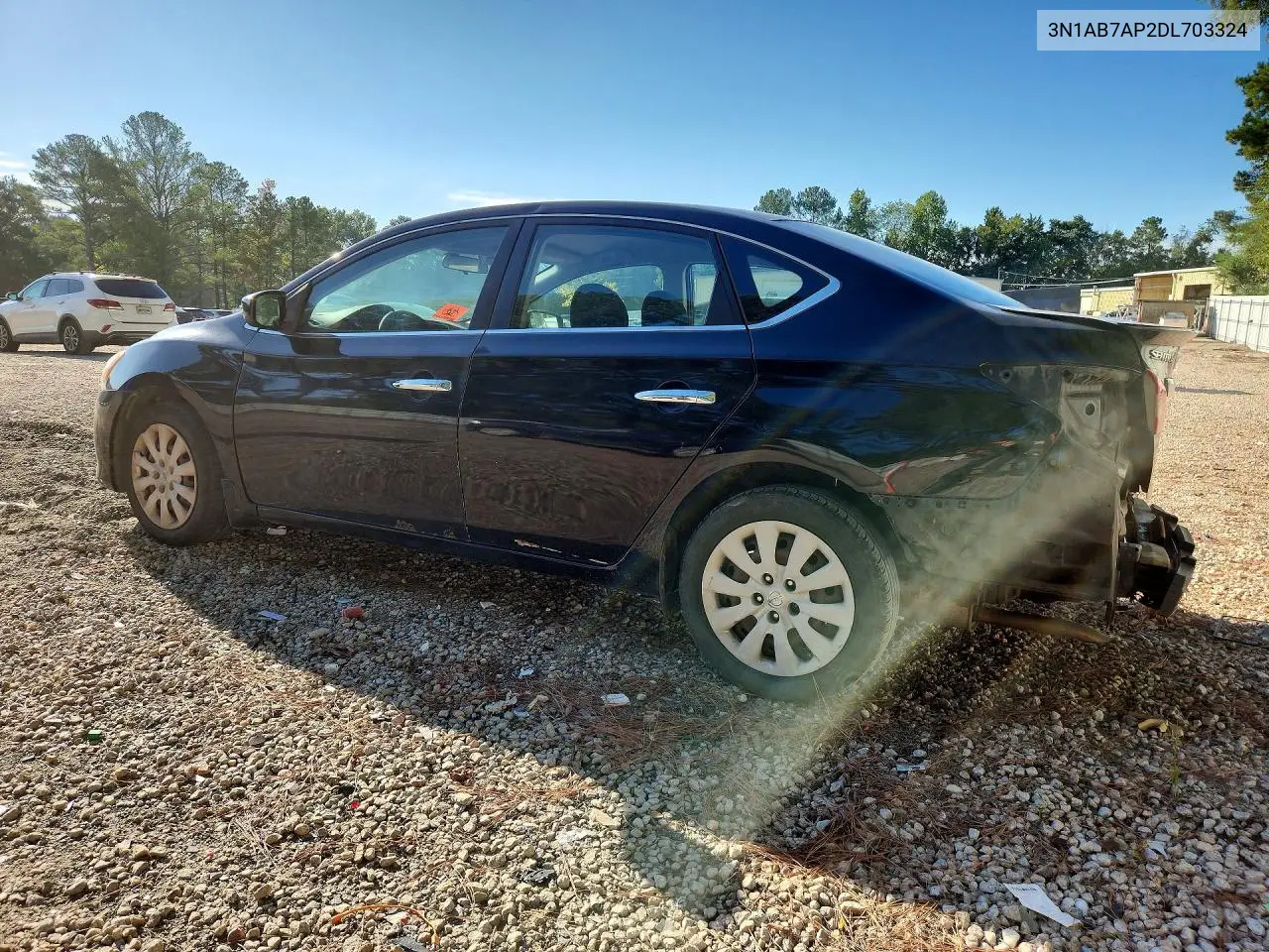2013 NISSAN SENTRA VIN 3N1AB7AP2DL703324 — фото 2