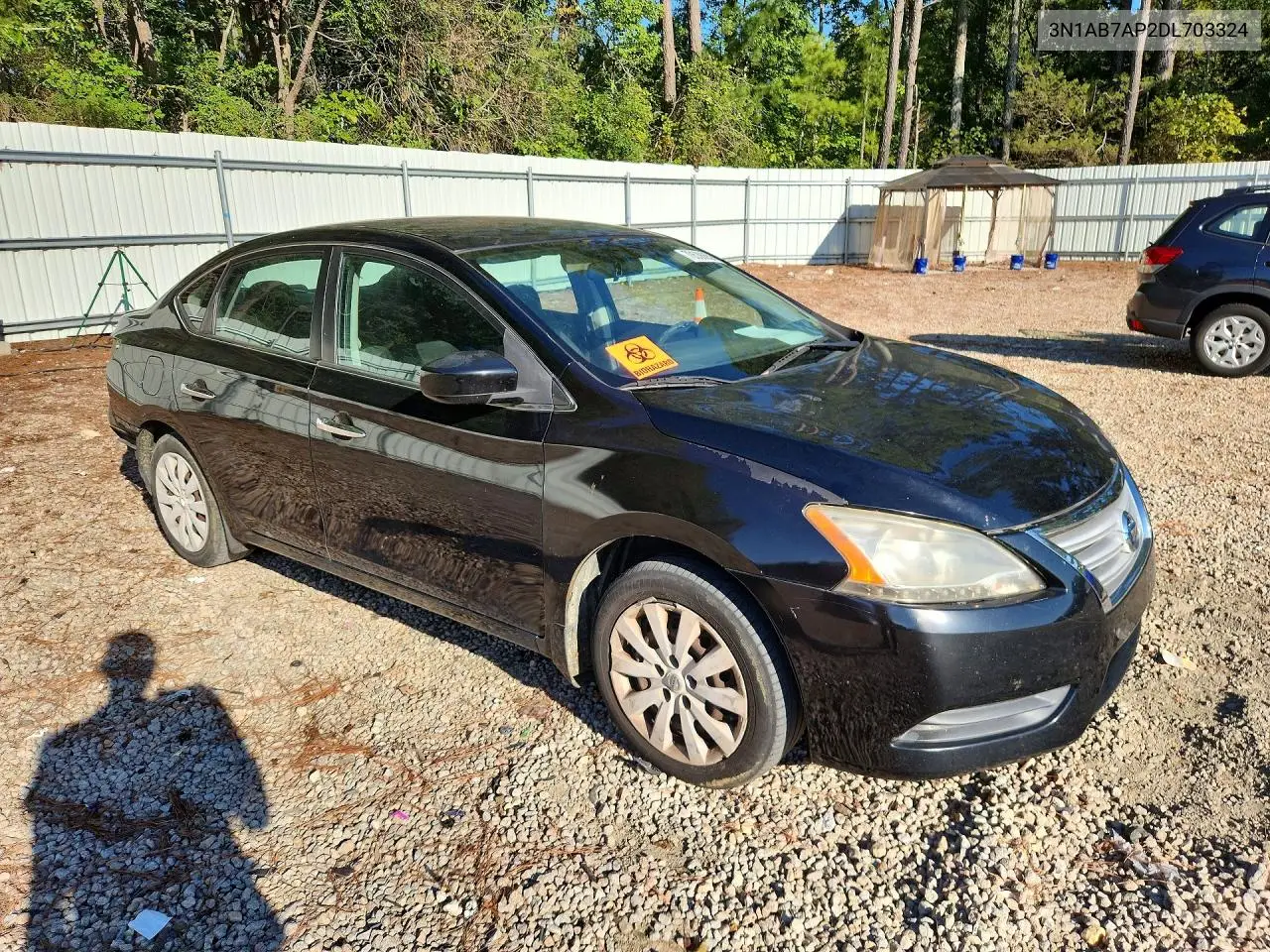 2013 NISSAN SENTRA VIN 3N1AB7AP2DL703324 — фото 4