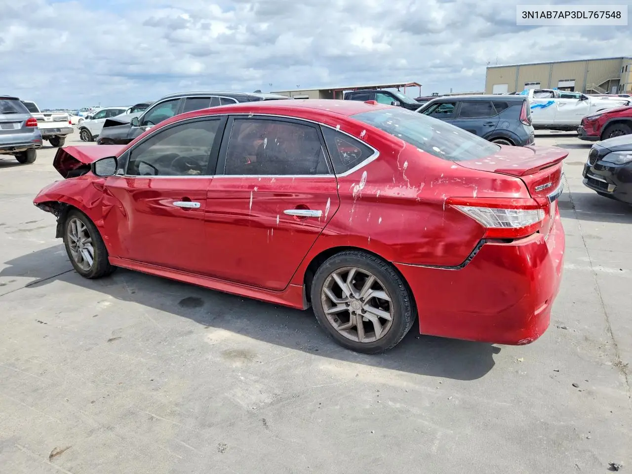 2013 NISSAN SENTRA VIN 3N1AB7AP3DL767548 — фото 2