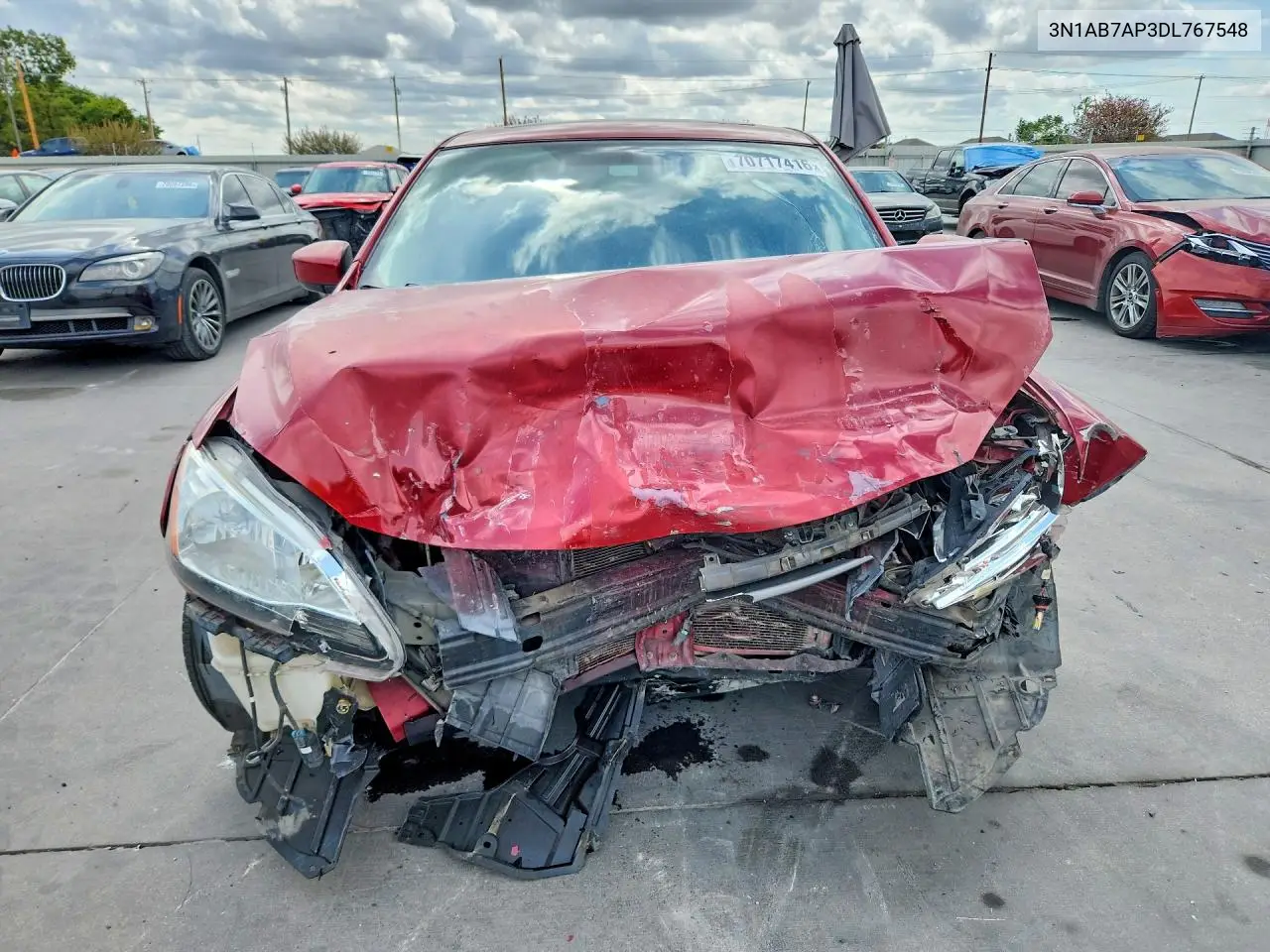 2013 NISSAN SENTRA VIN 3N1AB7AP3DL767548 — фото 5