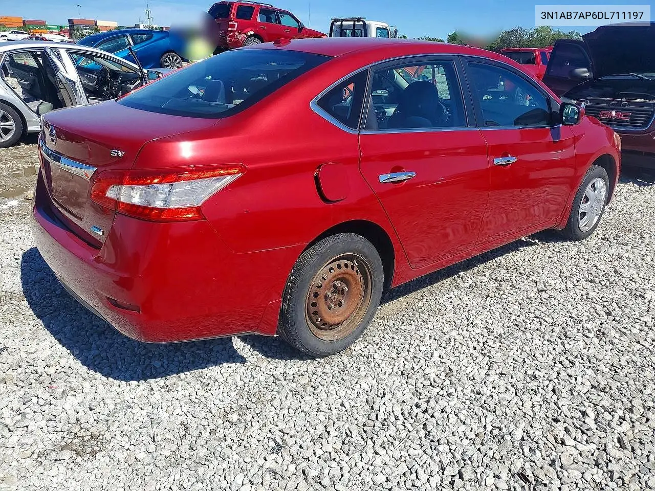2013 NISSAN SENTRA VIN 3N1AB7AP6DL711197 — фото 3