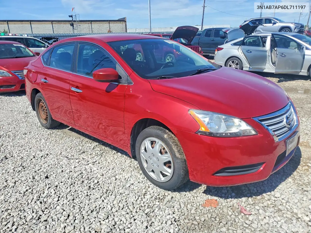 2013 NISSAN SENTRA VIN 3N1AB7AP6DL711197 — фото 4