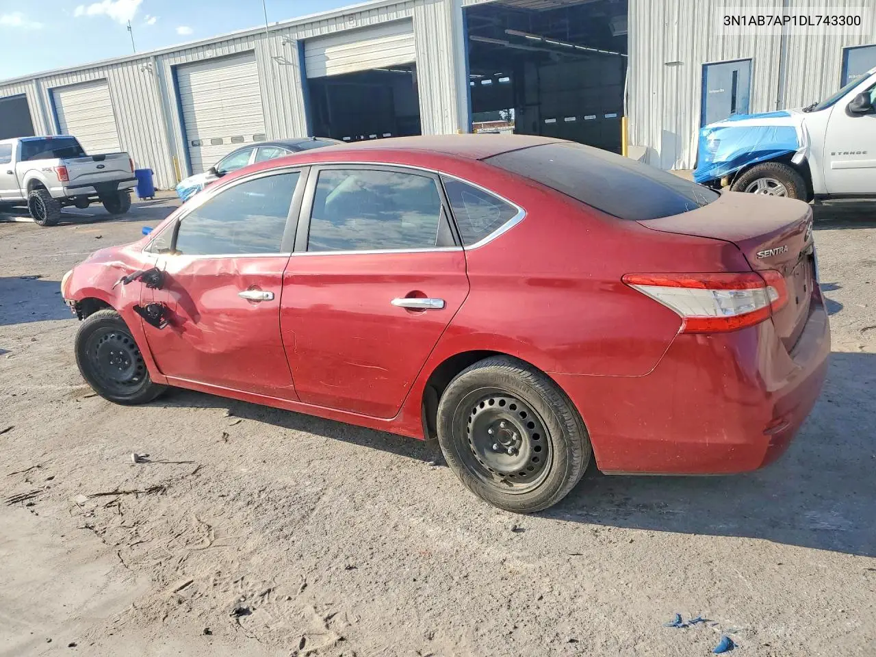 2013 NISSAN SENTRA VIN 3N1AB7AP1DL743300 — фото 2