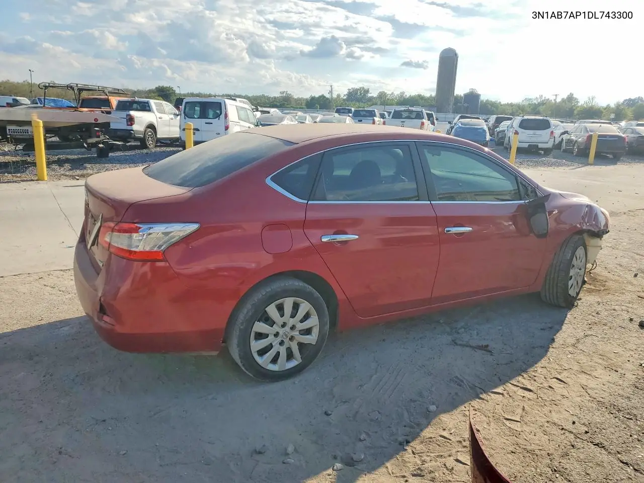 2013 NISSAN SENTRA VIN 3N1AB7AP1DL743300 — фото 3