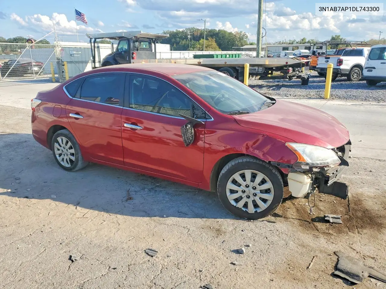 2013 NISSAN SENTRA VIN 3N1AB7AP1DL743300 — фото 4