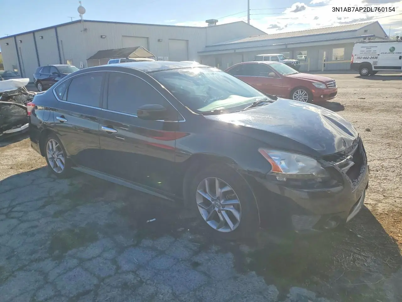 2013 NISSAN SENTRA VIN 3N1AB7AP2DL760154 — фото 4