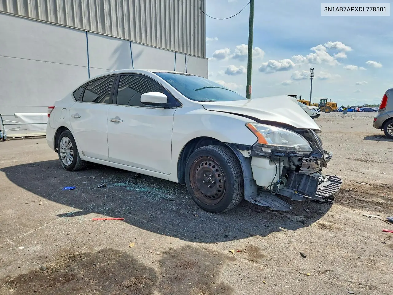 2013 NISSAN SENTRA VIN 3N1AB7APXDL778501 — фото 4