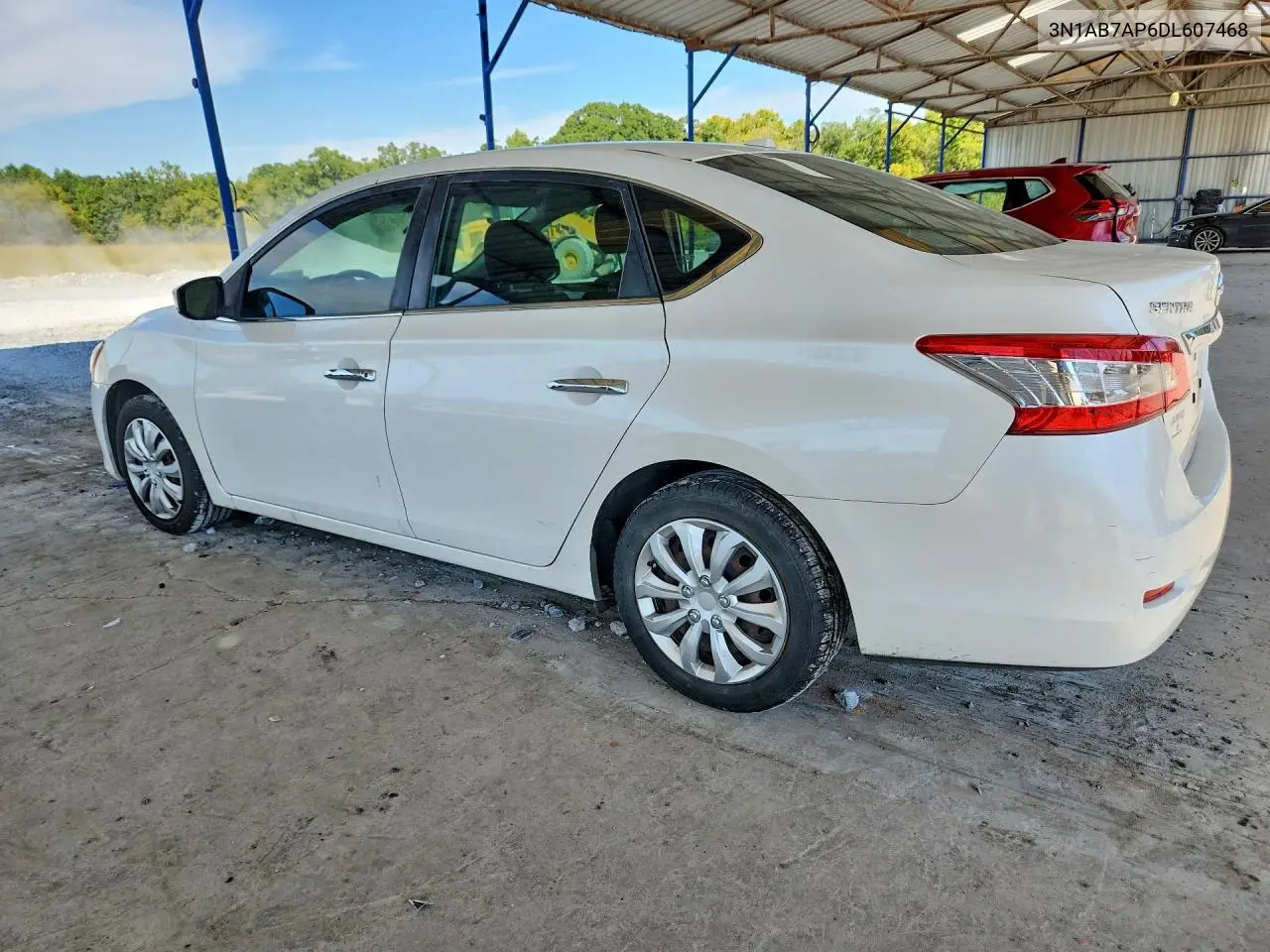 2013 NISSAN SENTRA VIN 3N1AB7AP6DL607468 — фото 2