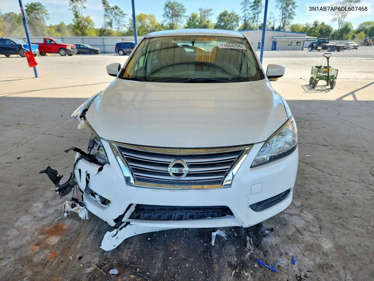 2013 NISSAN SENTRA VIN 3N1AB7AP6DL607468 — фото 5