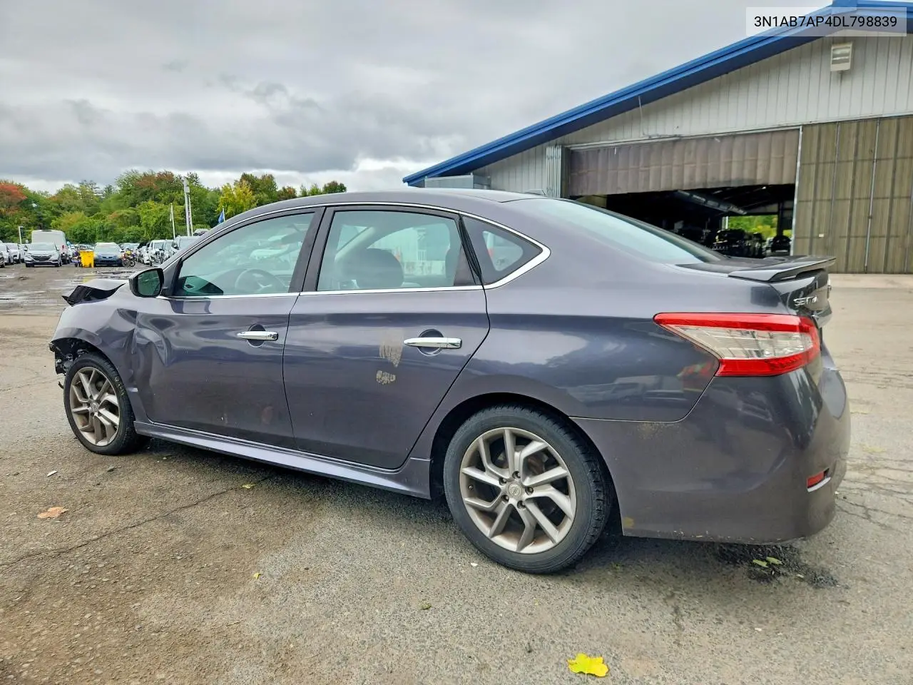 2013 NISSAN SENTRA VIN 3N1AB7AP4DL798839 — фото 2