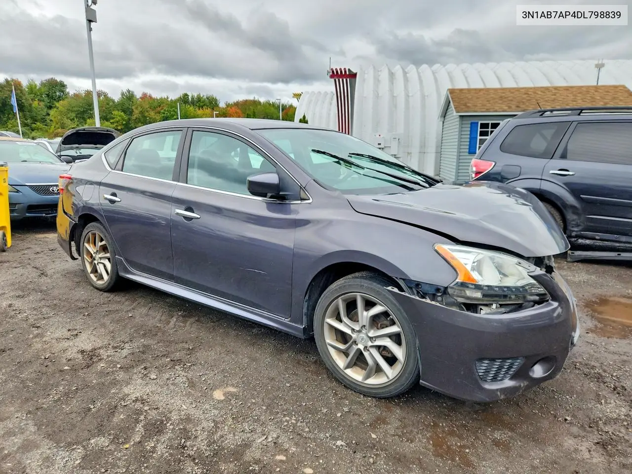 2013 NISSAN SENTRA VIN 3N1AB7AP4DL798839 — фото 4