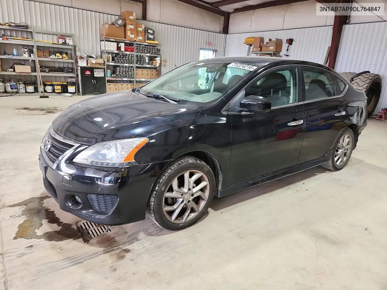 NISSAN SENTRA 2013, VIN 3N1AB7AP9DL764847