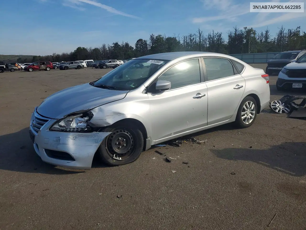 NISSAN SENTRA 2013, VIN 3N1AB7AP9DL662285