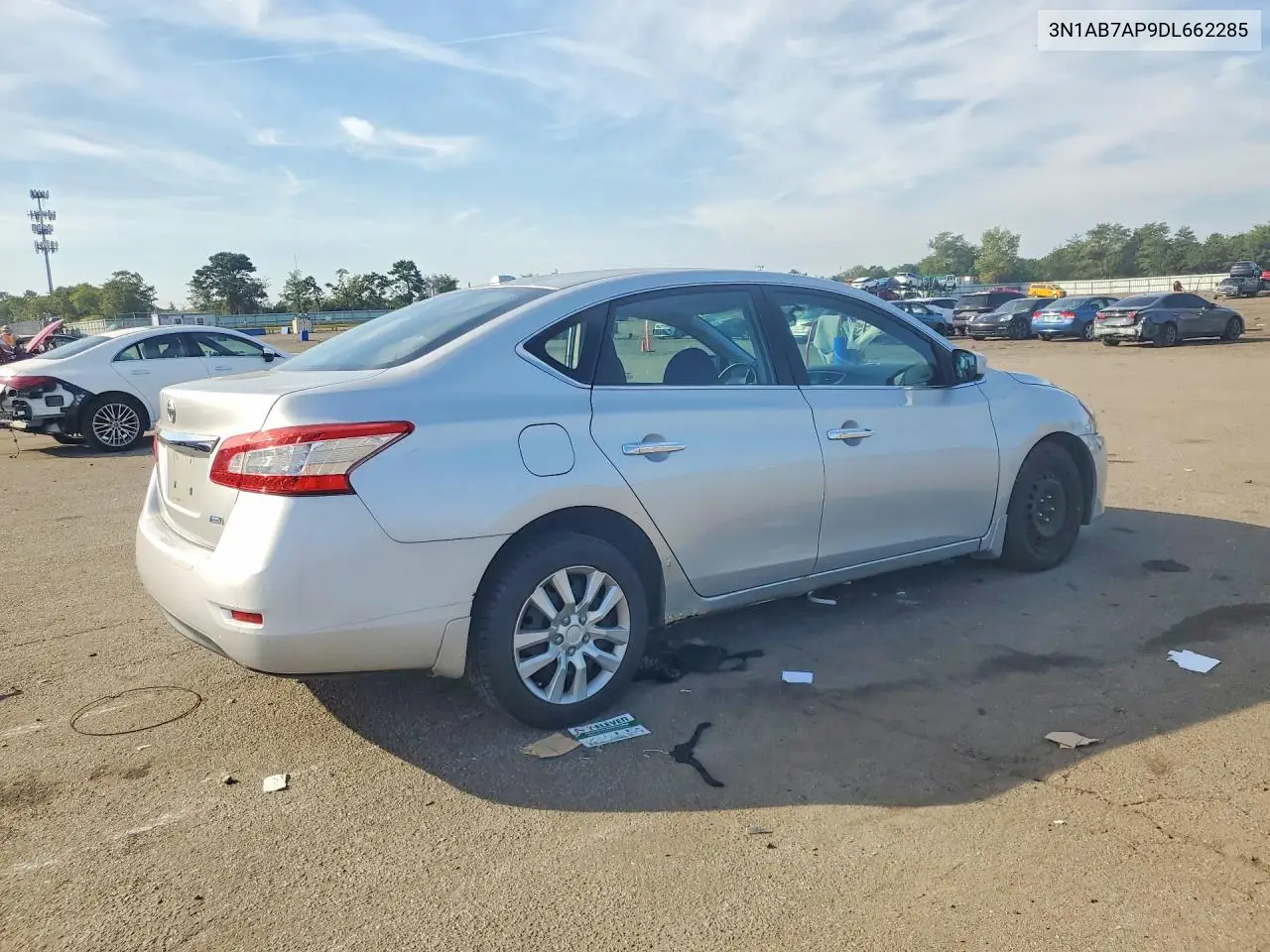 2013 NISSAN SENTRA VIN 3N1AB7AP9DL662285 — фото 3