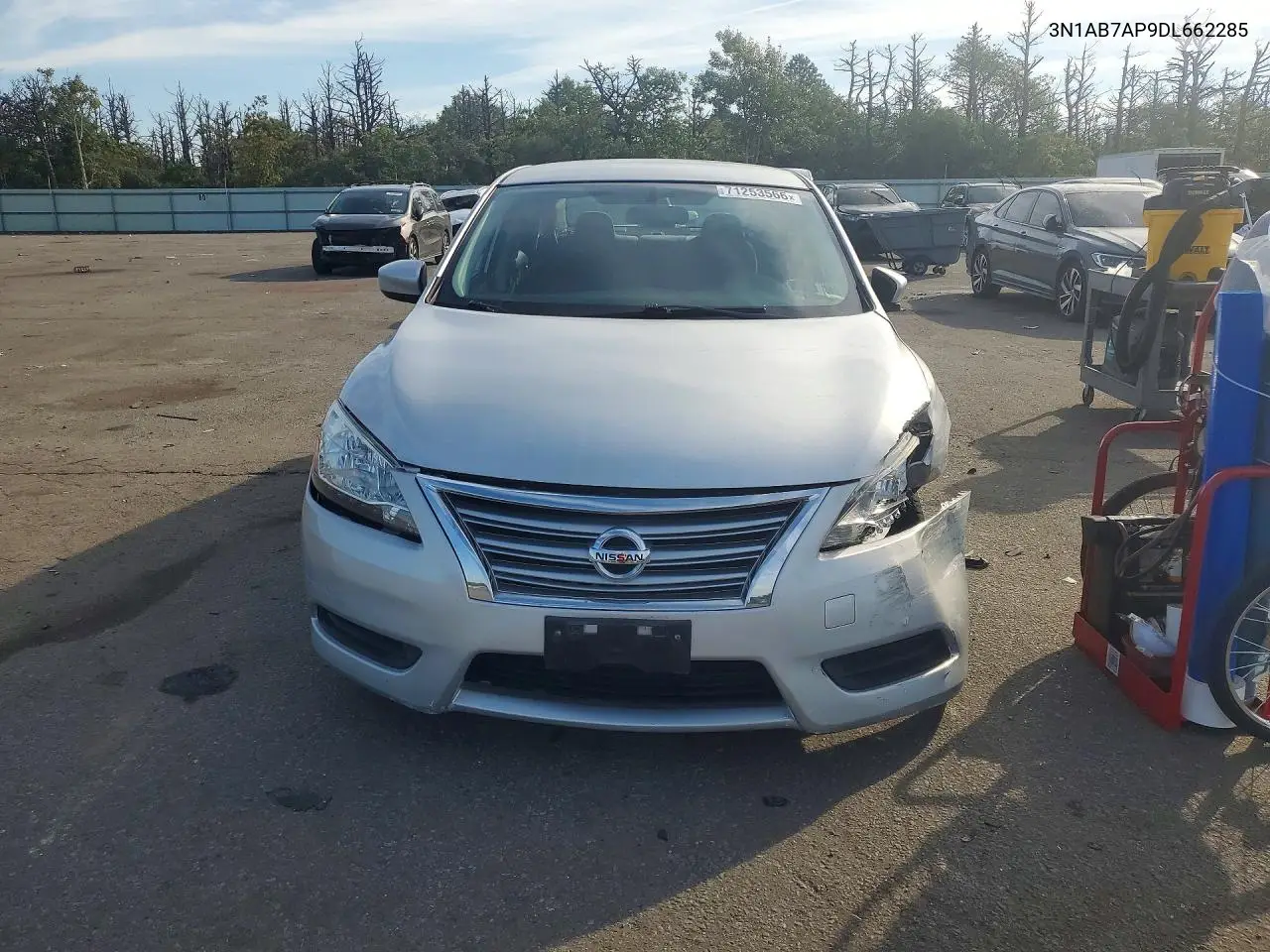 2013 NISSAN SENTRA VIN 3N1AB7AP9DL662285 — фото 5