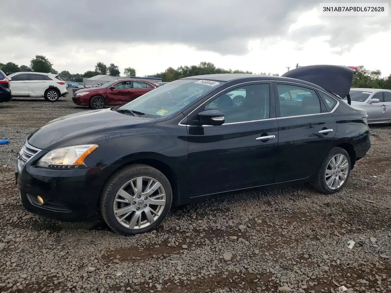 NISSAN SENTRA 2013, VIN 3N1AB7AP8DL672628