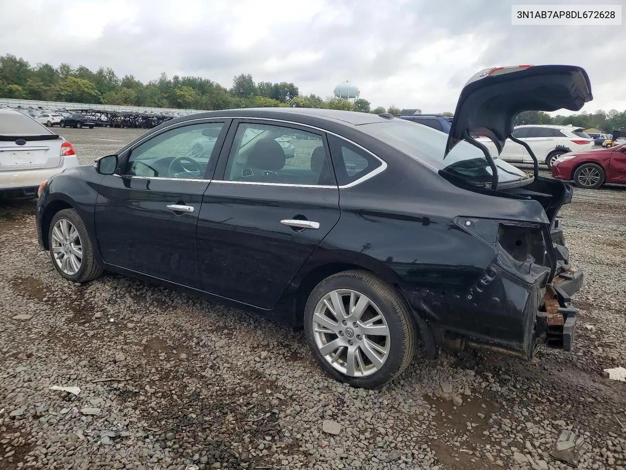 2013 NISSAN SENTRA VIN 3N1AB7AP8DL672628 — фото 2