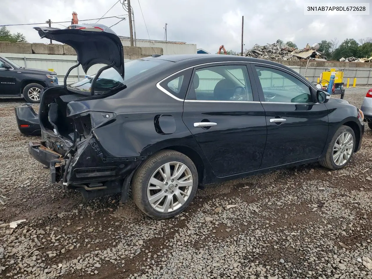 2013 NISSAN SENTRA VIN 3N1AB7AP8DL672628 — фото 3