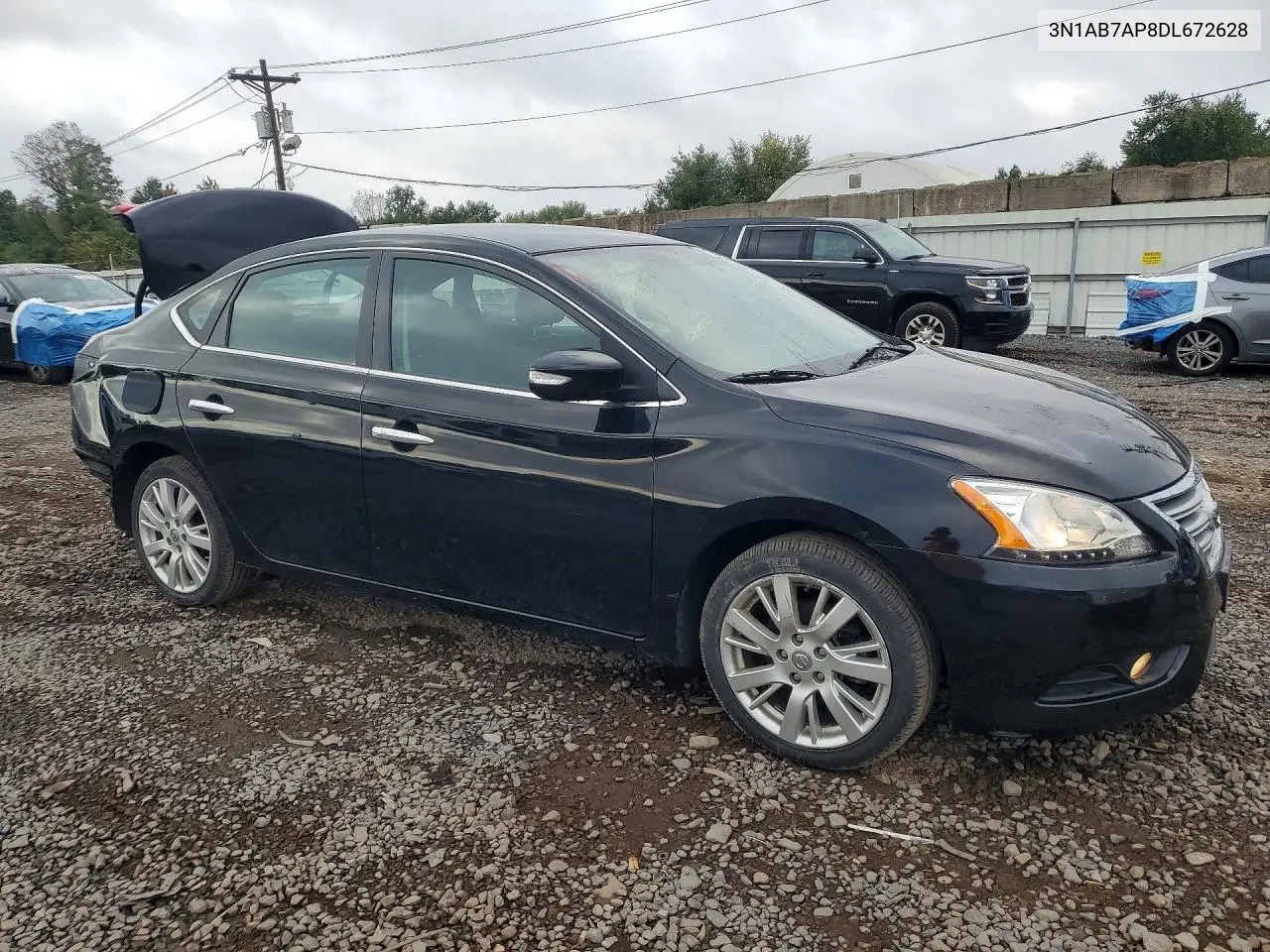 2013 NISSAN SENTRA VIN 3N1AB7AP8DL672628 — фото 4