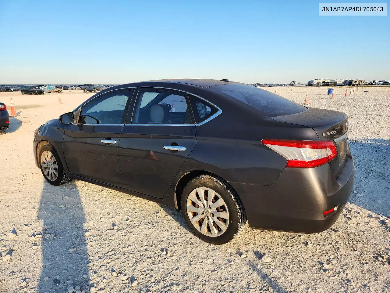2013 NISSAN SENTRA VIN 3N1AB7AP4DL705043 — фото 2