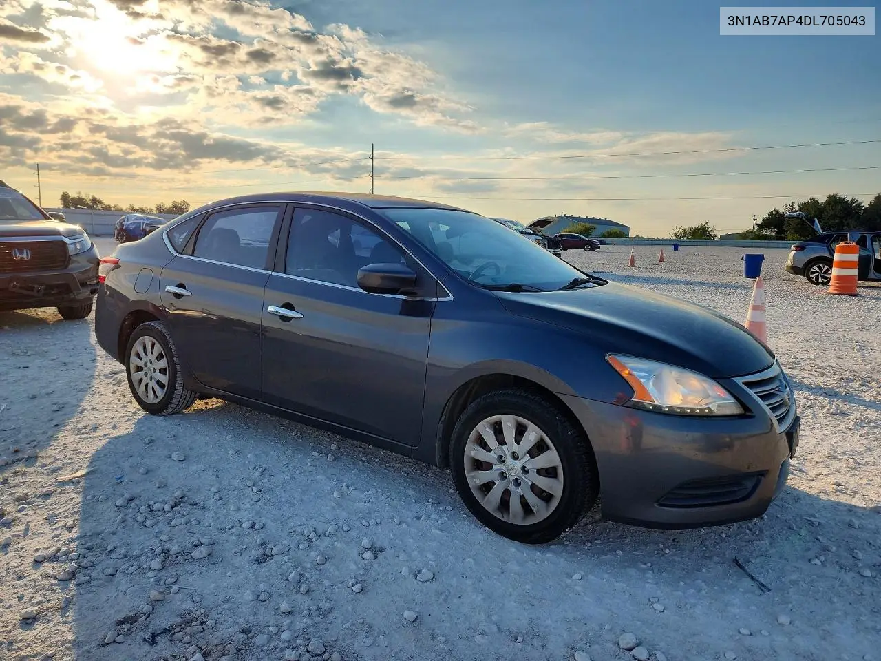 2013 NISSAN SENTRA VIN 3N1AB7AP4DL705043 — фото 4