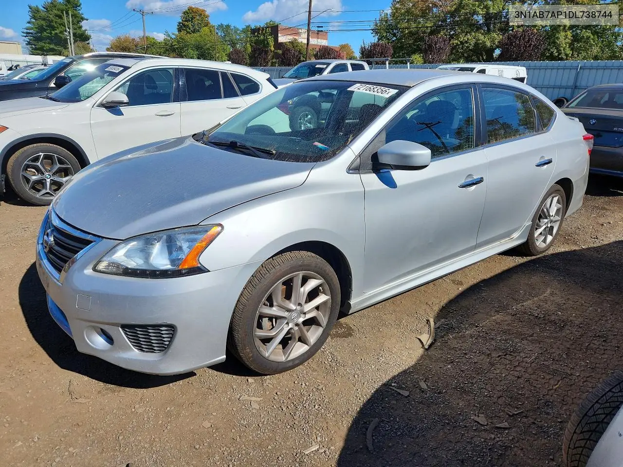 NISSAN SENTRA 2013, VIN 3N1AB7AP1DL738744