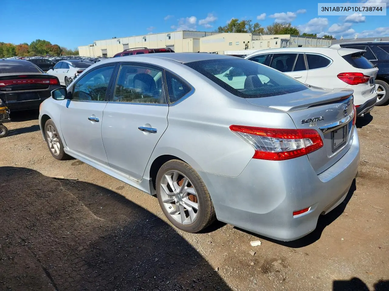 2013 NISSAN SENTRA VIN 3N1AB7AP1DL738744 — фото 2