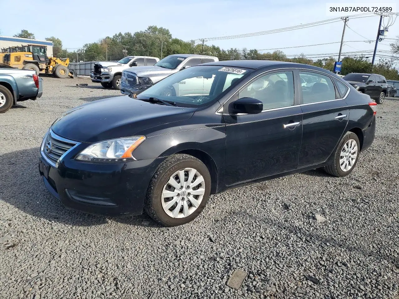 NISSAN SENTRA 2013, VIN 3N1AB7AP0DL724589